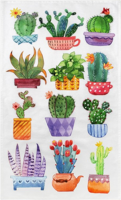 Полотенце «Кактусы» | Кактусы | Этель