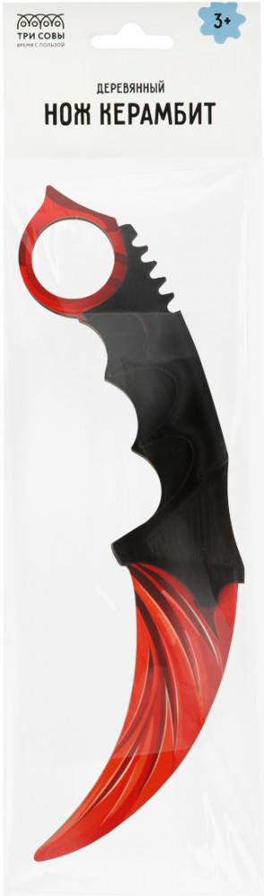 Нож керамбит деревянный «Коготь» | Модификация 2 | Три совы