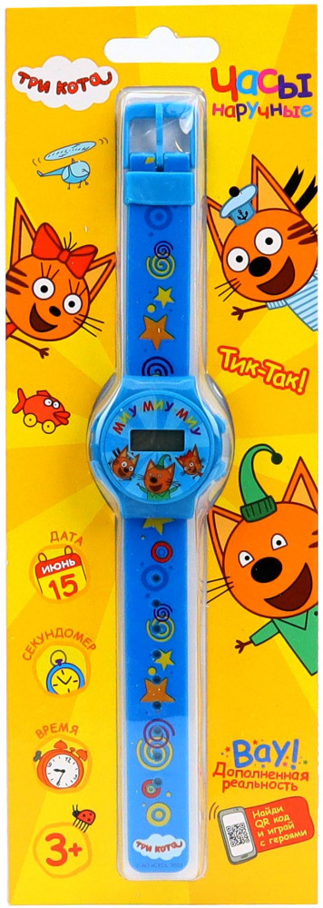 Часы наручные электронные | Три кота | ND Play