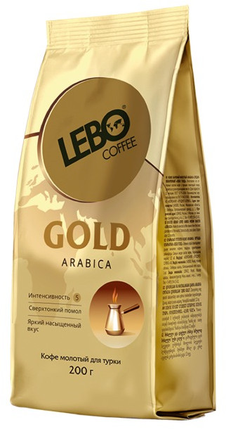 Кофе молотый для турки «Gold» | Lebo