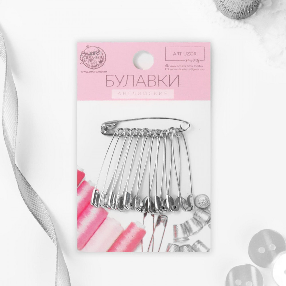 Набор булавок английских №1 | Basic | Арт Узор