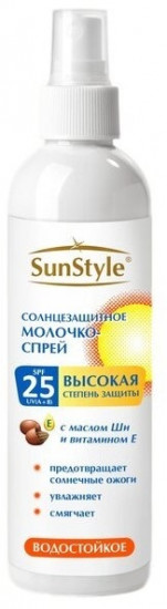 Молочко-спрей солнцезащитное SPF-25
