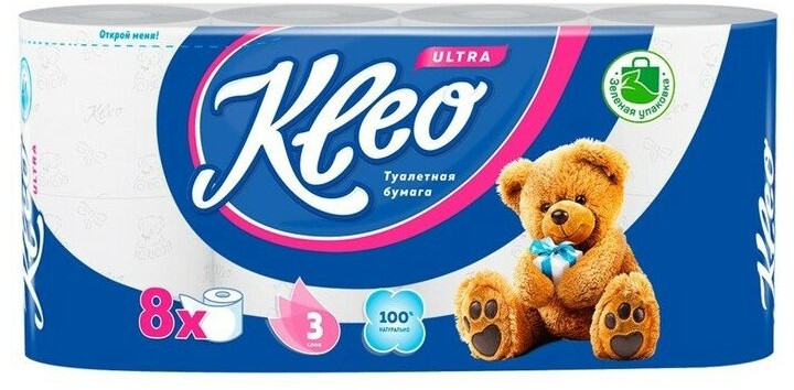 Туалетная бумага «Ultra» | Kleo