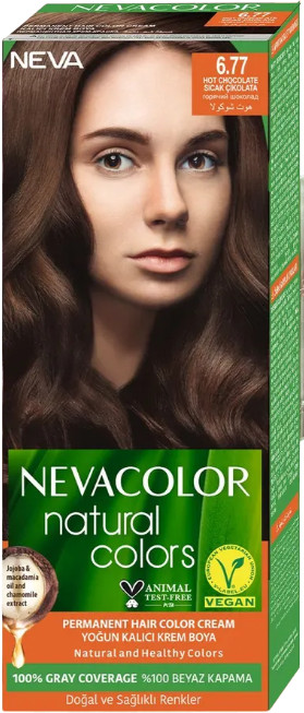 Крем-краска для волос «Natural», оттенок 6.77 Hot chocolate/горячий шоколад | Natural | Neva