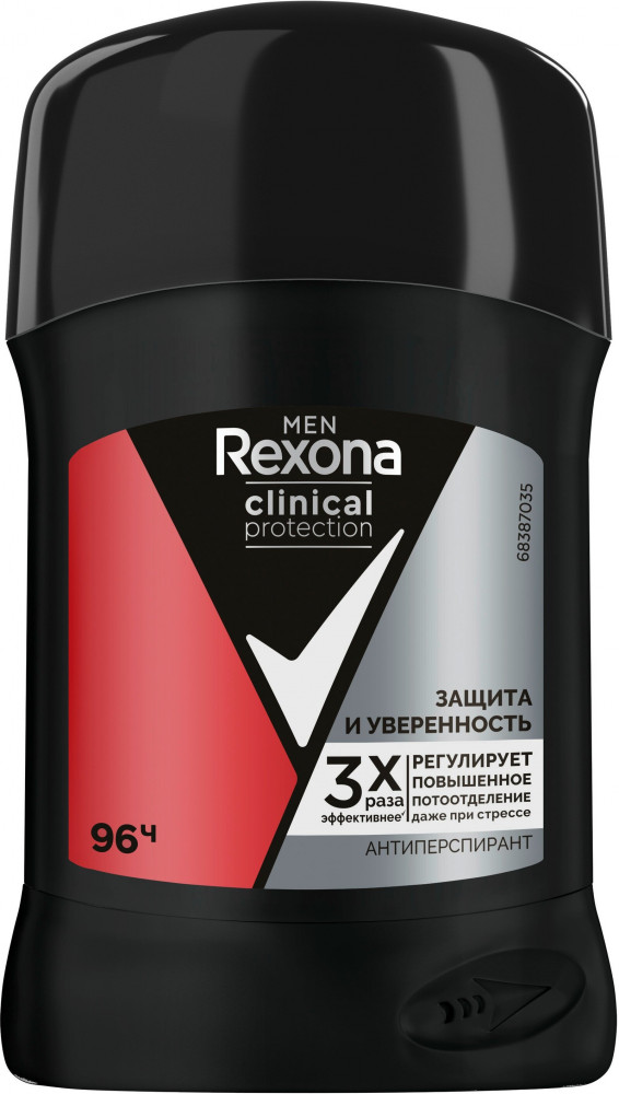 Дезодорант-антиперспирант «Защита и уверенность» | Clinical protection | Rexona