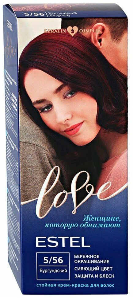 Крем-краска для волос, оттенок 5/56 бургундский | Estel