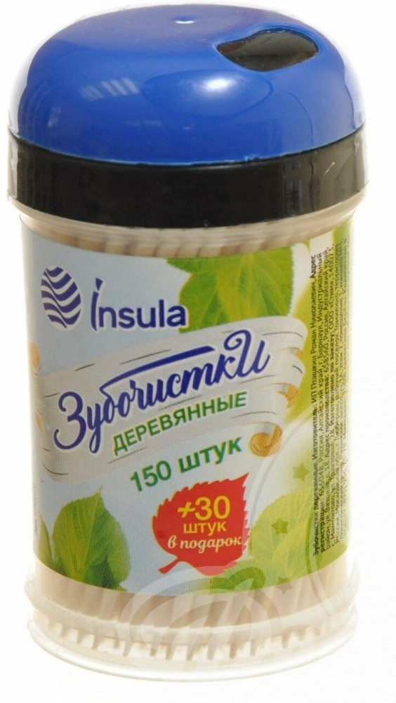 Зубочистки деревянные | Insula