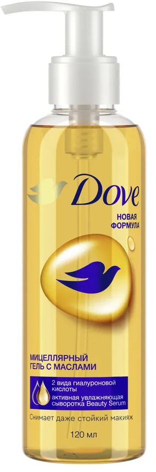 Мицеллярный гель для снятия макияжа | Dove