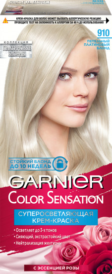 Стойкая крем-краска для волос «Color Sensation», 911 Дымчатый Ультраблонд