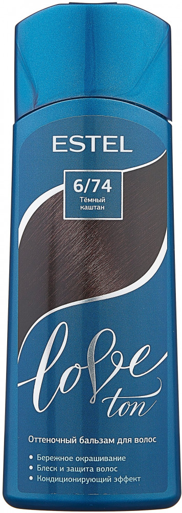 Бальзам оттеночный для волос, оттенок 6/74 тёмный каштан | Love ton | Estel
