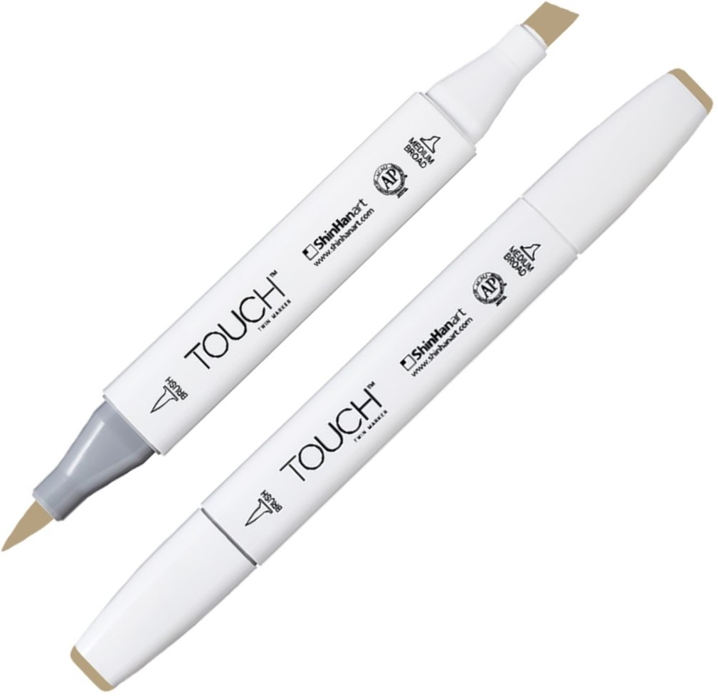 Маркер на спиртовой основе двусторонний, Br116 Глиняный | TWIN Brush | Touch