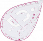 Лекало портновское метрическое с проймой «Капля»