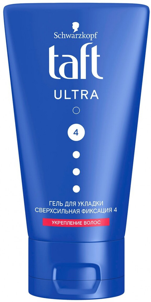Гель для волос «Сверхсильная фиксация» | Ultra | Taft