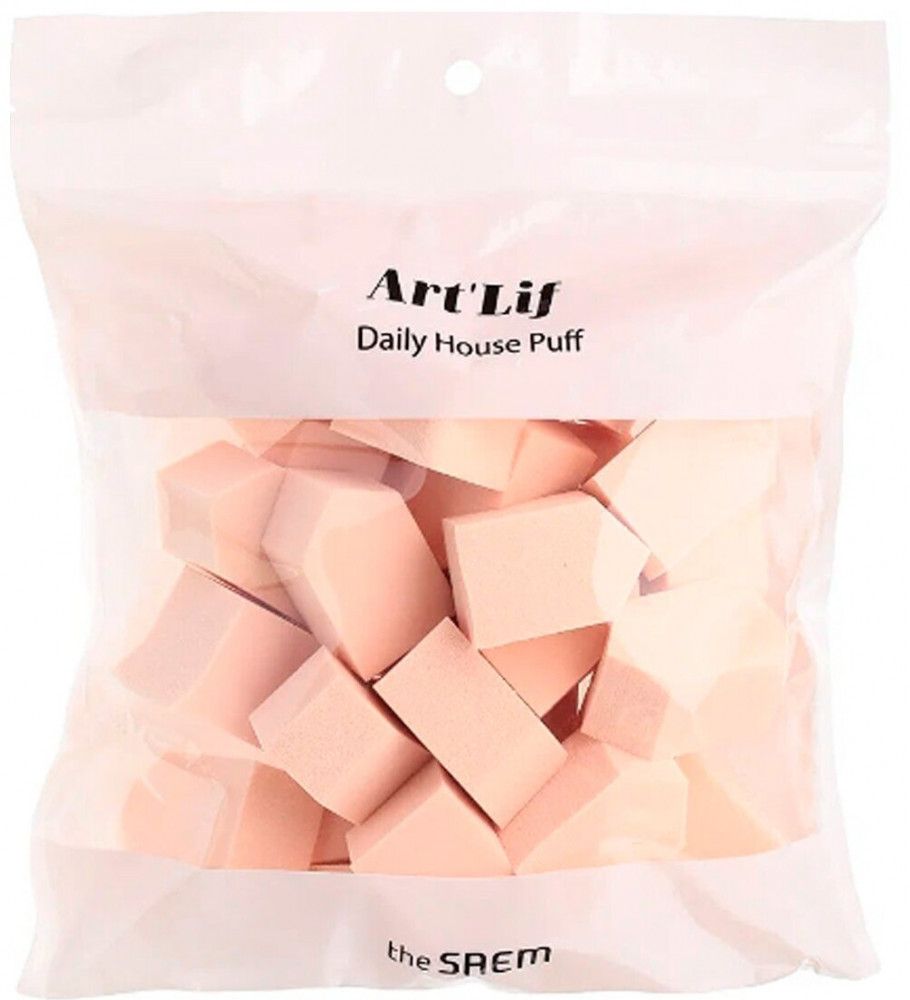 Набор спонжей косметических «Daily House Puff» | Art'Lif | The Saem