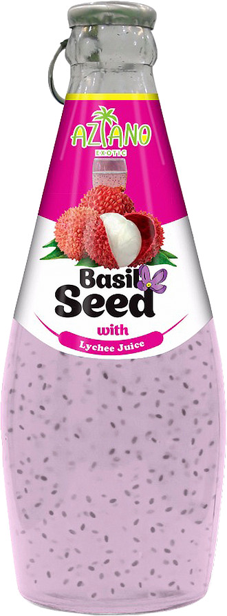 Напиток безалкогольный «Личи с семенами базилика» | Aziano