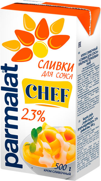 Сливки ультрапастеризованные для соусов | Parmalat