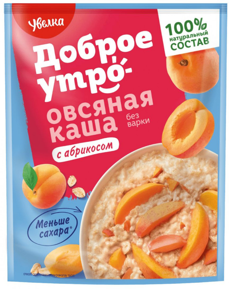 Каша овсяная «Абрикос» | Доброе утро | Увелка