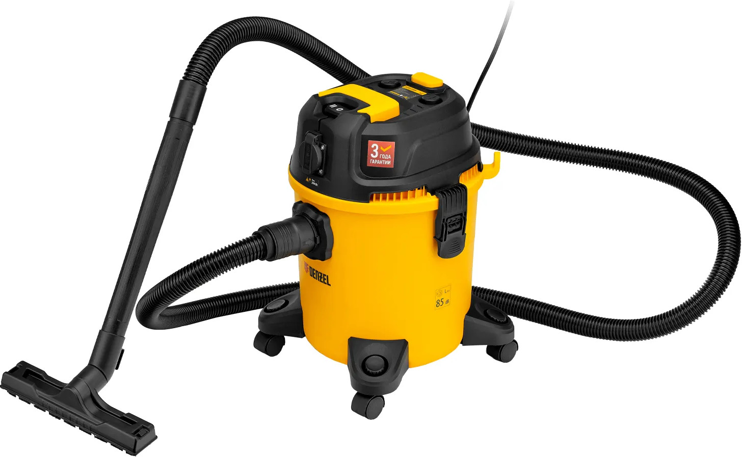 Пылесос строительный Denzel RVC20 | Denzel