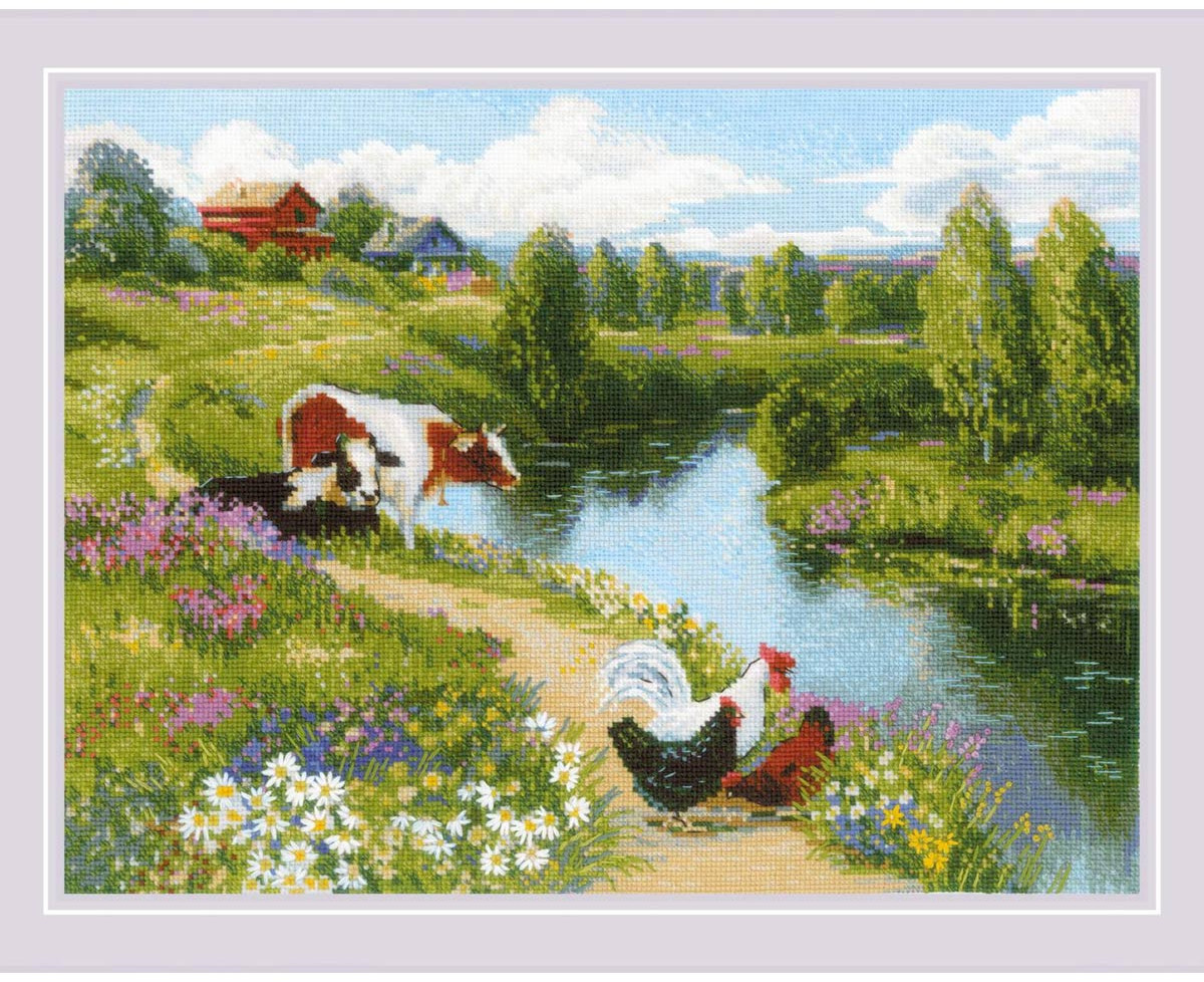 Набор для вышивания «У реки» | Риолис