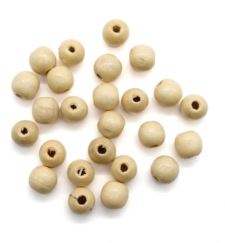 Бусины деревянные, цвет натуральное дерево | Astra&Craft