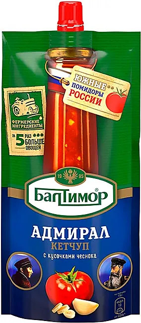 Кетчуп с кусочками чеснока «Адмирал» | Балтимор