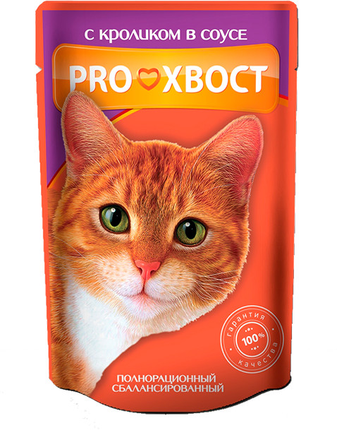 Корм для кошек «Кролик в соусе» | Proхвост