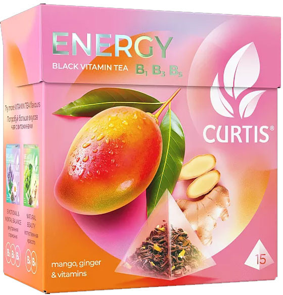 Чай черный с манго и имбирем «Energy Tea» | Curtis
