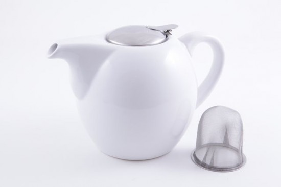 Белый заварочный чайник (1300 мл) | Fissman