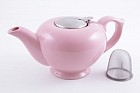 Розовый заварочный чайник (1200 мл)