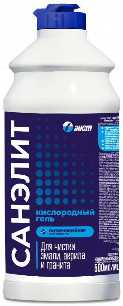Средство чистящее для ванной «Кислородный гель» | Санэлит