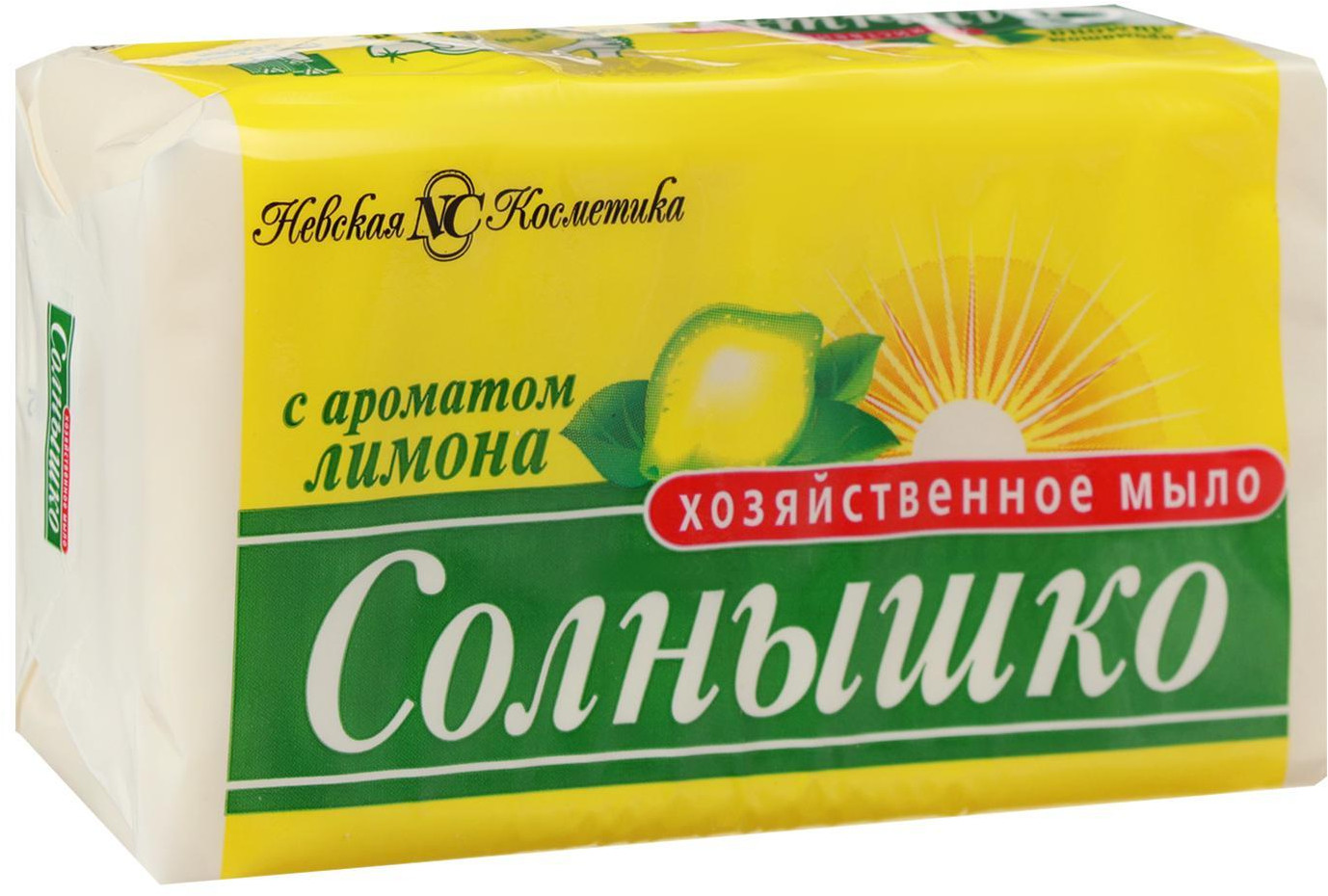 Мыло хозяйственное с ароматом лимона «Солнышко» | Невская Косметика