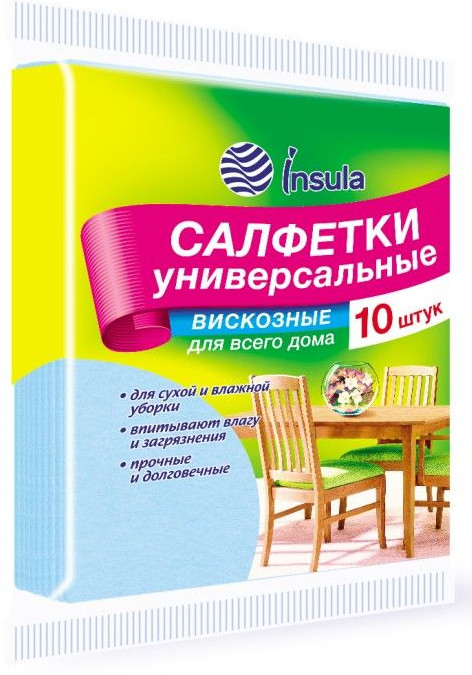Салфетки вискозные универсальные | Insula