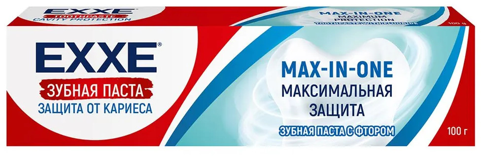 Зубная паста «Максимальная защита от кариеса» | EXXE