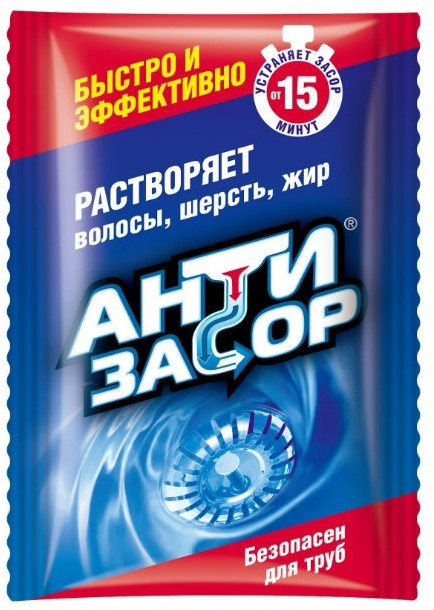 Средство для удаления засоров гранулированное | Антизасор