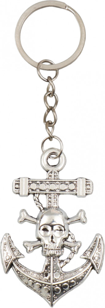 Брелок «Якорь с черепом»