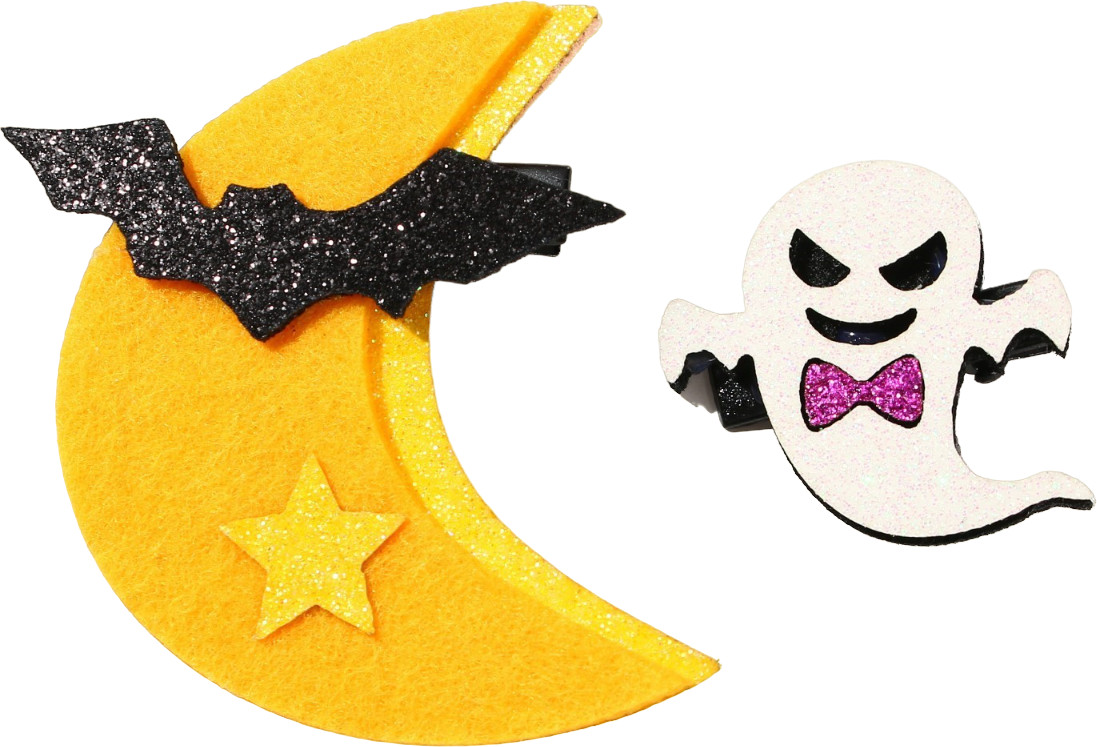 Набор заколок для волос «Бу-тифул ночь» | Хэллоуин | Art beauty