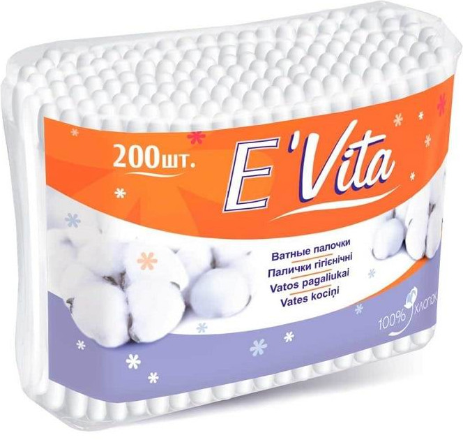 Палочки ватные «E`Vita» | Bella