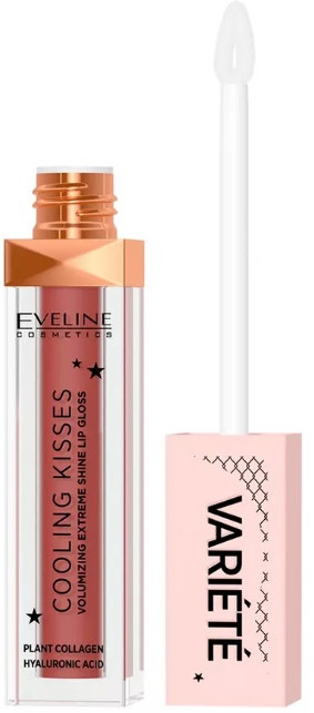 Блеск-плампер для губ охлаждающий «Cooling Kisses», тон 04 Candy Girl | Variete | Eveline Cosmetics
