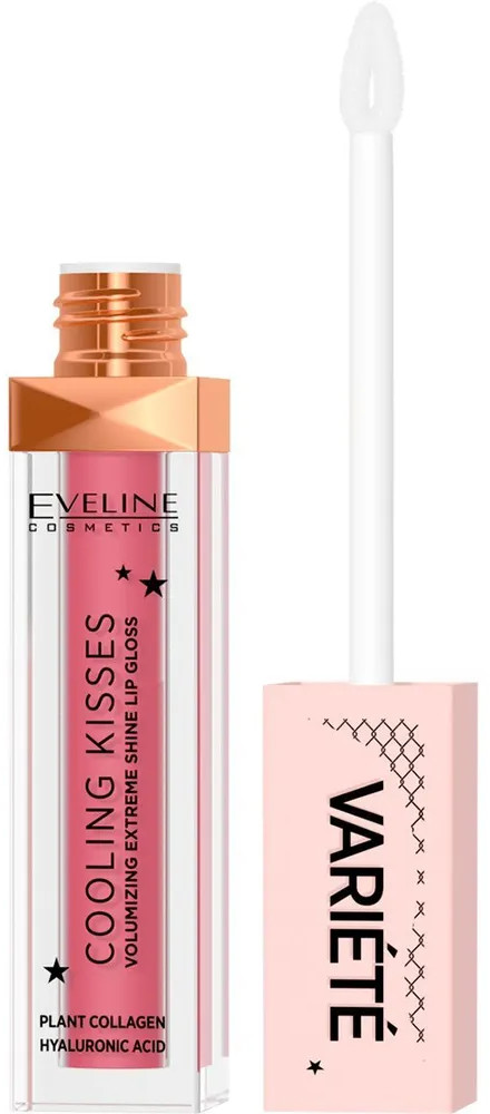 Блеск-плампер для губ охлаждающий «Cooling Kisses», тон 05 New Romance | Variete | Eveline Cosmetics