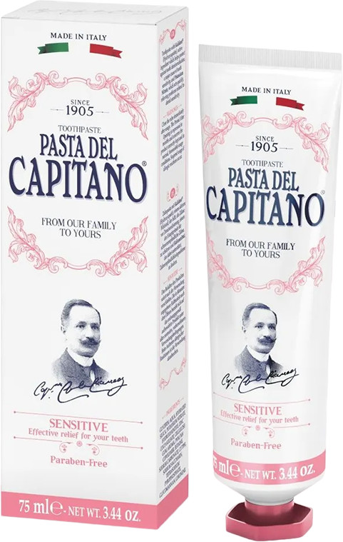 Зубная паста для чувствительных зубов «Sensitive» | 1905 | Pasta Del Capitano