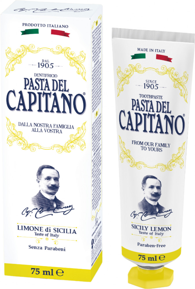 Зубная паста с экстрактом лимона «Sicily Lemon» | 1905 | Pasta Del Capitano