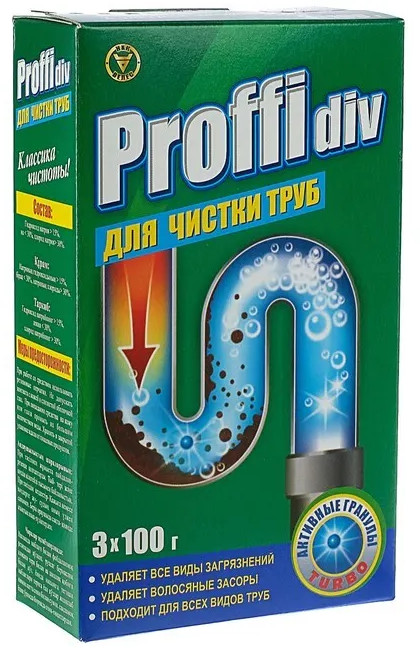 Средство для чистки канализационных труб | Proffidiv