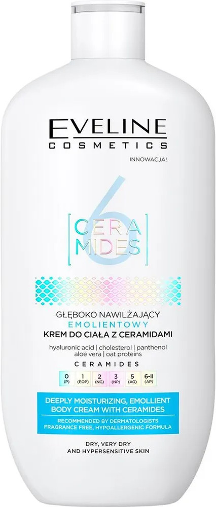 Крем для тела увлажняющий с керамидами | Ceramides | Eveline Cosmetics