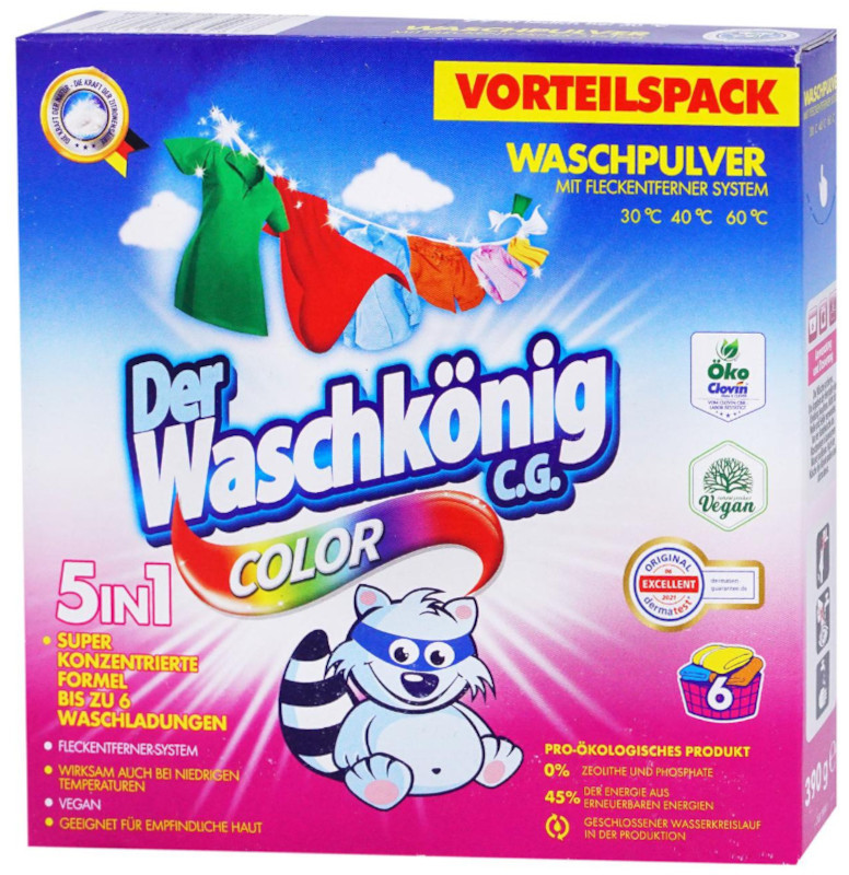 Порошок стиральный «Color» | Der Waschkonig C.G.