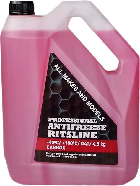 Антифриз Ritsline Organic Coolant Carbox G12+ -40°C | Ritsline