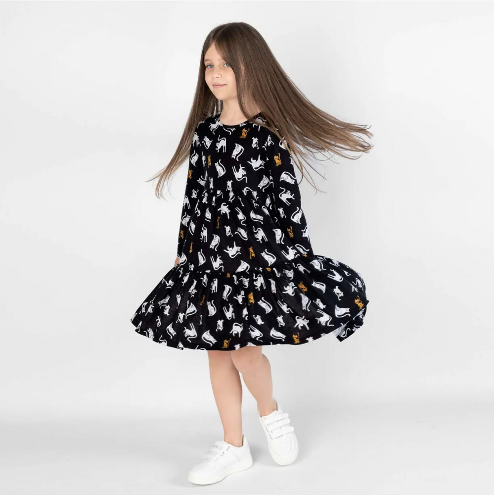 Платье для девочек | Осень 2023 девочки | Bossa Nova