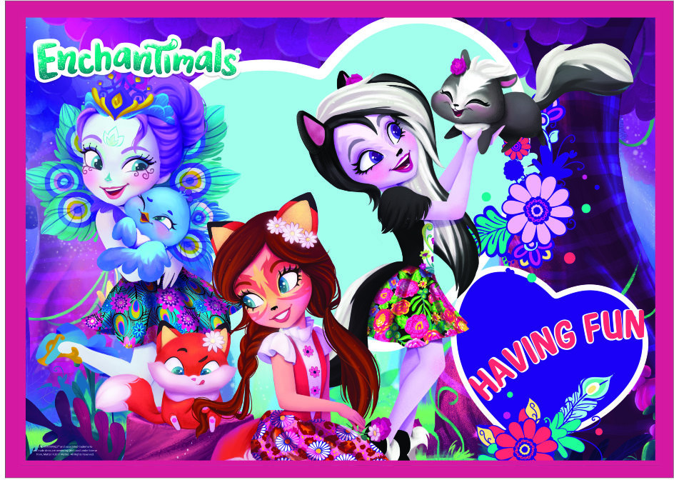 Покрытие настольное «Enchantimals» | Centrum