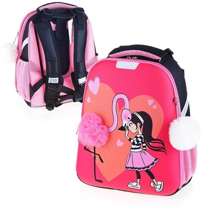 Рюкзак каркасный «Девочка и фламинго» | Centrum