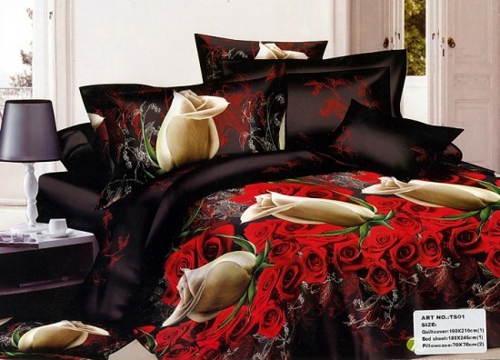 Комплект постельного белья «Tango» (арт. cs665-1, 1,5-спальный, сатин, 2 наволочки 70х70) | ТекстильГрупп