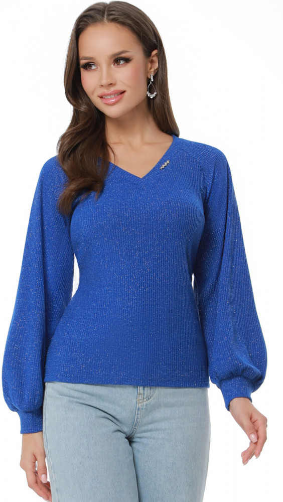 Джемпер с пышными рукавами женский | DStrend